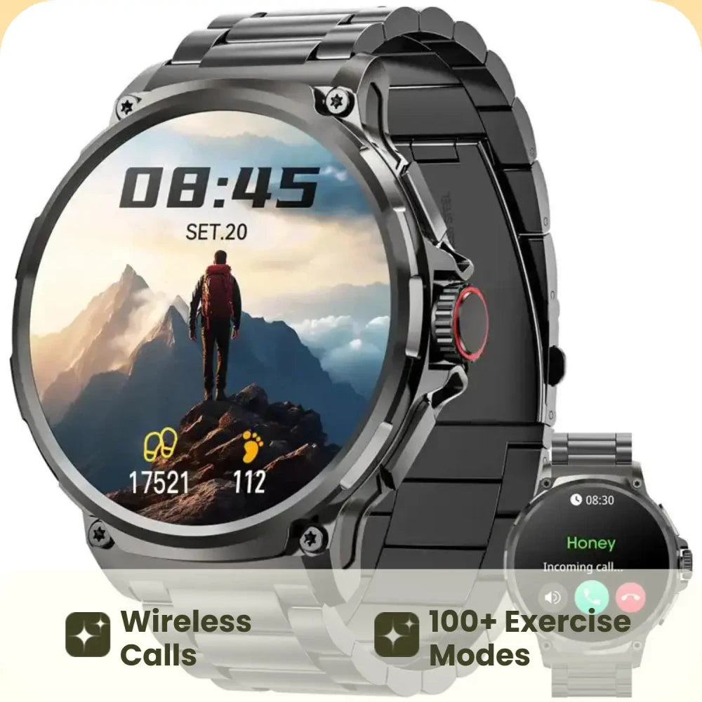 Men's Smartwatch 1.85" Round Screen