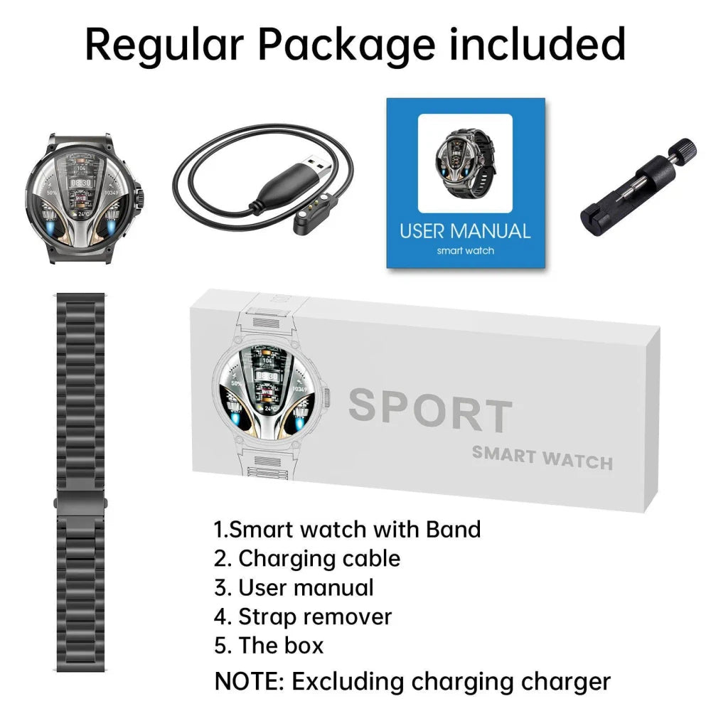 Men's Smartwatch 1.85" Round Screen
