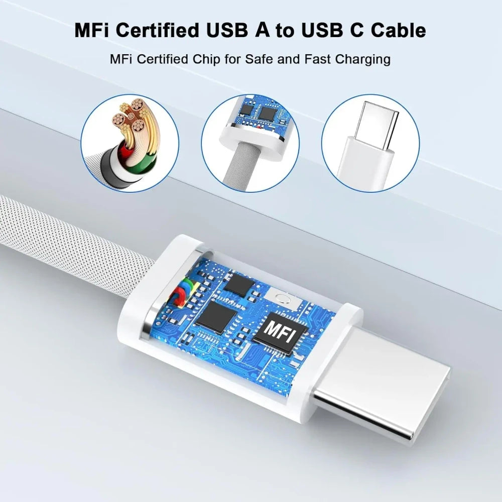 Fast Charging USB-C Car Cable
