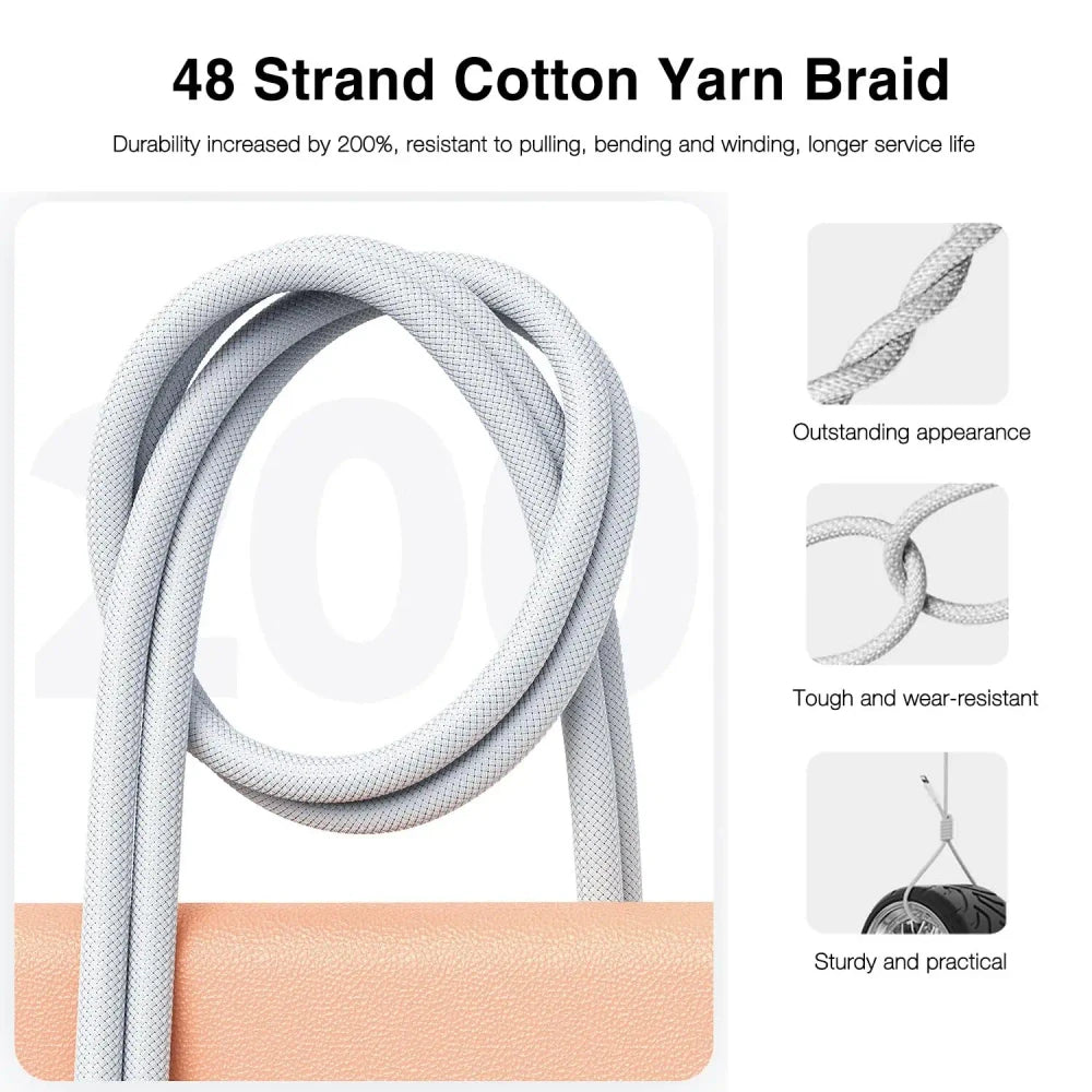 Fast Charging USB-C Car Cable